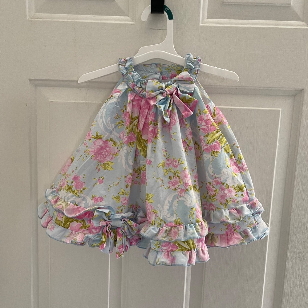 Biscotti Collection Floral Dress Baby Girl size 6 months